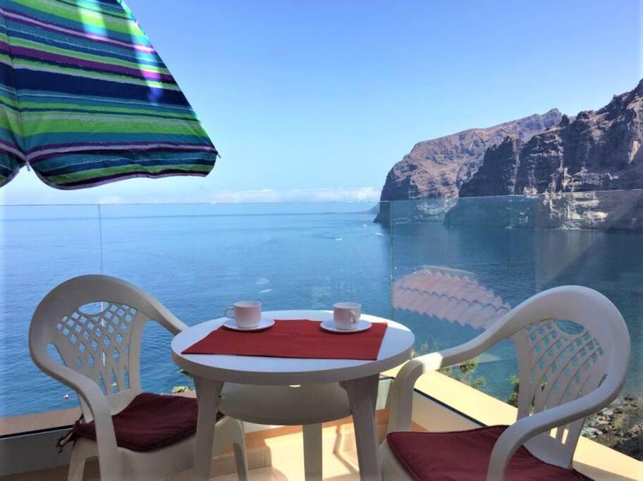 Apartamento Incleibles Vistas Al Oceano Y Piscina. Acantilado de los Gigantes Dış mekan fotoğraf